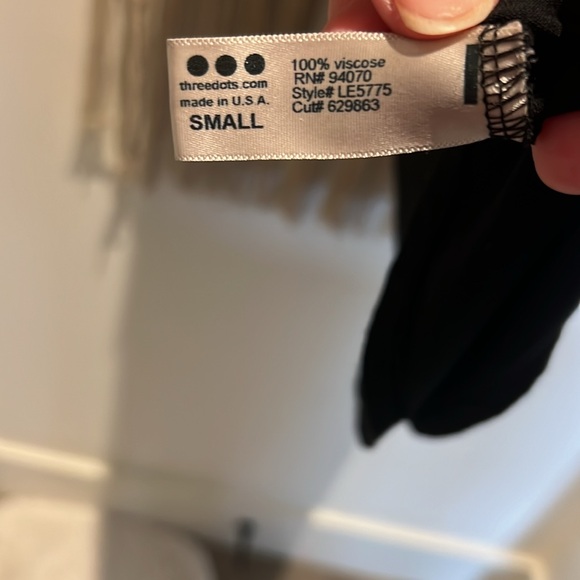 Three Dots ~ Black ~ Sleeveless Swing Dress ~ Small - Picture 13 of 15